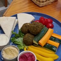 Falafel platter  #Veganuary at iVegan Supershop Da Nang - Healthy Plant Based Cafe in Da Nang