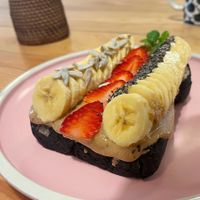 Peanut butter toast at iVegan Supershop Da Nang - Healthy Plant Based Cafe in Da Nang