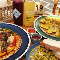 Vegan pizzas, tofu scramble sandwichc & kombucha/cold-pressed juice  at iVegan Supershop Da Nang - Healthy Plant Based Cafe in Da Nang