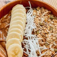 wake up smoothie bowl (cacao bowl) at iVegan Supershop Da Nang - Healthy Plant Based Cafe in Da Nang