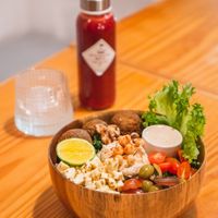 falafel bowl at iVegan Supershop Da Nang - Healthy Plant Based Cafe in Da Nang