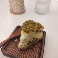 Passion fruit cake at iVegan Supershop Da Nang - Healthy Plant Based Cafe in Da Nang