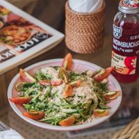 Zucchini spaghetti at iVegan Supershop Da Nang - Healthy Plant Based Cafe in Da Nang