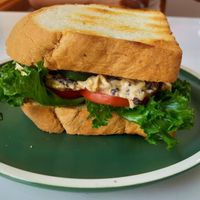 Vegan Tuna Sandwich is a bomb at iVegan Supershop Da Nang - Healthy Plant Based Cafe in Da Nang