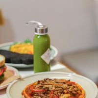 Aloha pizza at iVegan Supershop Da Nang - Healthy Plant Based Cafe in Da Nang