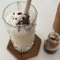 Coconut coffee  at iVegan Supershop Da Nang - Healthy Plant Based Cafe in Da Nang