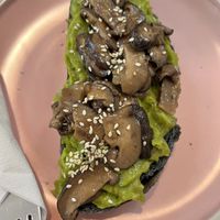 Mushroom and avocado toast  at iVegan Supershop Da Nang - Healthy Plant Based Cafe in Da Nang