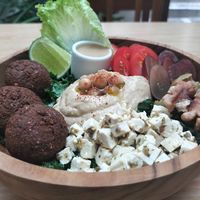 falafel bowl at iVegan Supershop Da Nang - Healthy Plant Based Cafe in Da Nang