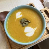 great pumpkin soup  at iVegan Supershop Da Nang - Healthy Plant Based Cafe in Da Nang