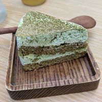 Matcha Cake at iVegan Supershop Da Nang - Healthy Plant Based Cafe in Da Nang