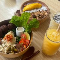 falafel bowl at iVegan Supershop Da Nang - Healthy Plant Based Cafe in Da Nang