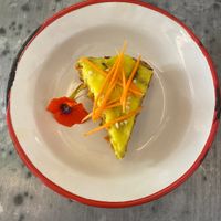 Vegan carrot cake at Local in Sibiu