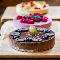 Delicious raw cakes ❤️ at Local in Sibiu