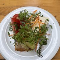 Vegan bruschetta   at Local in Sibiu
