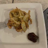 Onion bhajis  at Saboreando Comida India in Progreso