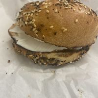 Everything bagel  at Rubinstein Bagels in Seattle