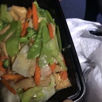 Steam vegetables and tofu   at Thai Silk in Orlando