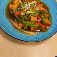 Sweet and sour tofu (gluten free) at Thai Silk in Orlando