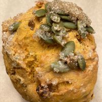 Vegan pumpkin scone at Macrina Bakery & Cafe - North Queen Anne in Seattle