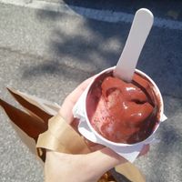 Chocolate with fragoline di bosco at Portogallo in Padua