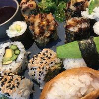 check that crunch out! 🤤 at Catch Sushi Bar in Aalborg