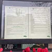 Menu  at Kartuli in South East London