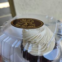 Vegan Chocolate cupcake at Skiff's Cakes in Simi Valley