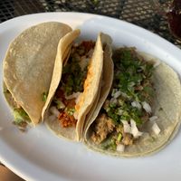 Tacos veganos deliciosos, muy recomendados :) at Verde Limón in Manzanillo
