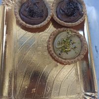 2 cioccolato, 2 pistacchi e 2 con la crema at Pasticceria La Rosa in Livorno