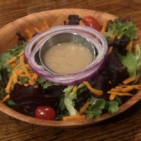 Side salad with mustard vinaigrette  at Medici On 57th in Chicago