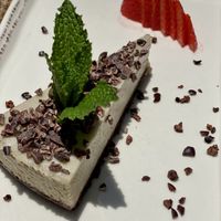 White chocolate lavender cheesecake  at Green Zebra Cafe - Main St in Sarasota
