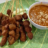 Vegan satay  at YiSin - Aroma Vege Restaurant in Johor Bahru
