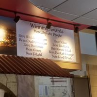 Awards at Jerusalem Cafe - Liberty in Kansas City