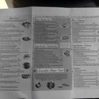 Menu #1 at Jerusalem Cafe - Liberty in Kansas City