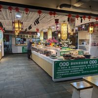 Buffet selection at QiānHé QīngXīn 谦和清心 in Chengdu