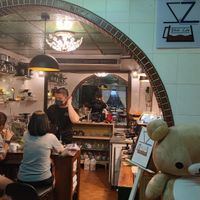 A cafe bar in the restaurant. at Cok Cai Yen in Muar