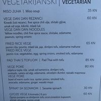 Vg choices  at Maguro in Zadar