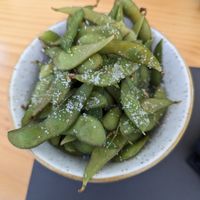Salty edamame at Maguro in Zadar