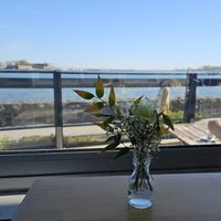 Great view of Arakka island and outdoor seating. at Café Ursula in Helsinki