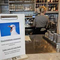 Friendly funny staff. at Café Ursula in Helsinki