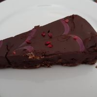 Chocolate and Raspberry Torte at Bridge House Cafe in Ballater