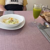 1st course  at Ca n'Ela Vegan Restaurant in Mallorca