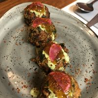 Pakoras  at Ca n'Ela Vegan Restaurant in Mallorca