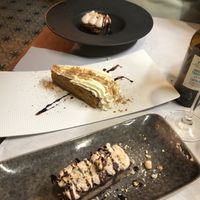 Triple pudding as we couldn’t decide!  at Ca n'Ela Vegan Restaurant in Mallorca