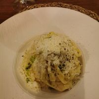 Carbonara at Ca n'Ela Vegan Restaurant in Mallorca