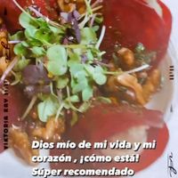 Rico rico at Ca n'Ela Vegan Restaurant in Mallorca