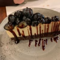 Tarta crudivegana de chocolate blanco y naranja at Ca n'Ela Vegan Restaurant in Mallorca