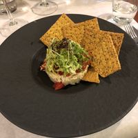 Starter: Aubergine tartare   at Ca n'Ela Vegan Restaurant in Mallorca
