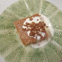 Apple cake at Ca n'Ela Vegan Restaurant in Mallorca