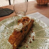 4. Course: carrot cake at Ca n'Ela Vegan Restaurant in Mallorca